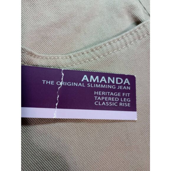 Gloria Vanderbilt Jeans Ladies 4 Tan‎ Amanda - Picture 4 of 7